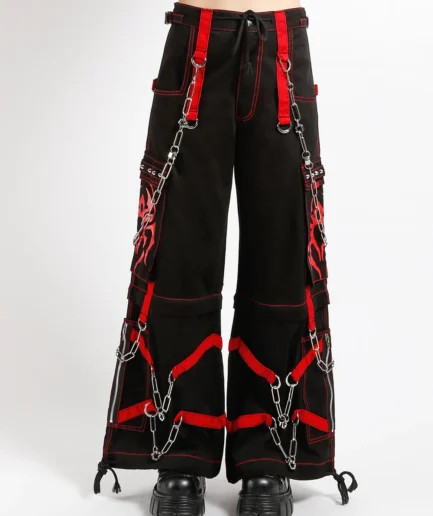 SPIDER ZIP OFF PANT RED