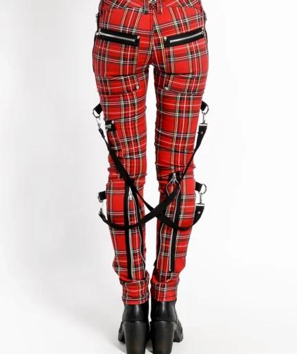 RED PLAID CHAOS PANT