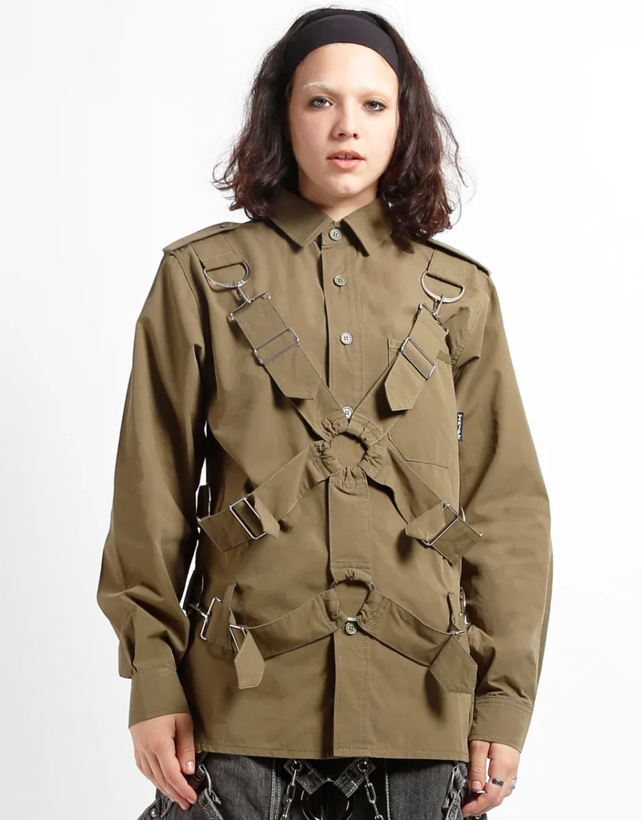 PARACHUTE SHIRT JACKET ARMY