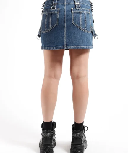 POWER SKIRT DENIM