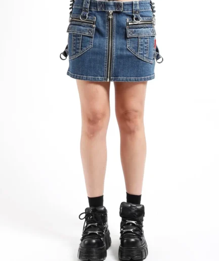 POWER SKIRT DENIM