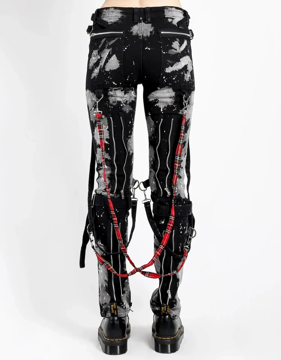 BONDAGE PANT BLEACH AND STUD